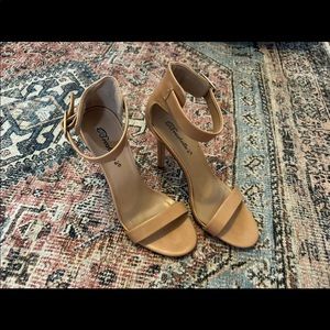 Nude Ankle Heels